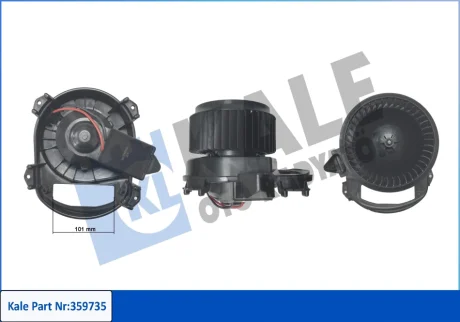 Електровентилятор обігрівача MB A-Class (12-), B-Class (11-), CLA (13-), GLA (13-) KALE OTO RADYATOR 359735