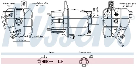 Бачок розширювальний NISSENS 996241
