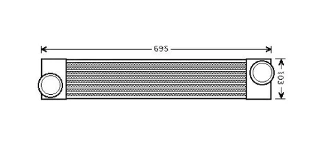 Інтеркулер BMW 5 SERIES E60 (2004) 520D 2.0 TD STARLINE BWA4346