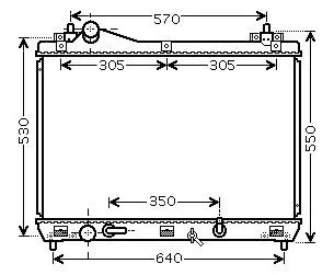 Фото 1 - радіатор охолодження SUZUKI GRAND ESCUDO (2005) 2.0 STARLINE SZ2105 Радіатор охолодження SUZUKI GRAND ESCUDO (2005) 2.0 STARLINE SZ2105 (фото 1)