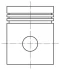 Поршень в комплекті на 1 циліндр, 2-й ремонт (+0,50) MAHLE KNECHT 0156102 (фото 1)