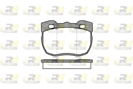 Гальмівні колодки дискові ROADHOUSE 2267.00