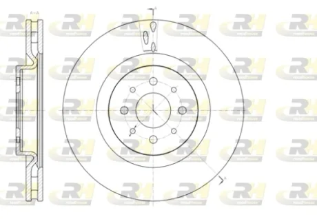Гальмівний диск ROADHOUSE 61391.10 (фото 1)