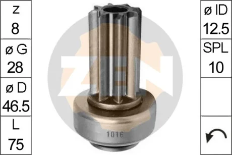 Бендикс стартера ERA ZN1016