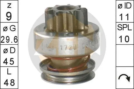 Бендикс стартера ERA ZN1720