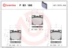 Гальмівні колодки дискові P83186