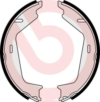 Гальмівні колодки барабанні BREMBO S86511 (фото 1)