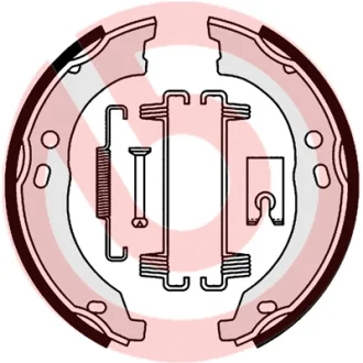 Гальмівні колодки барабанні BREMBO S23579