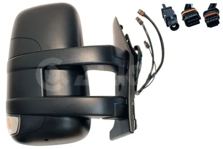 Дзеркало пра.,дзеркало сліпої зони, електр.,випукл.,обогрів., + поворот, корот.крепл. 80 X 350 X 320 ALKAR 9226249