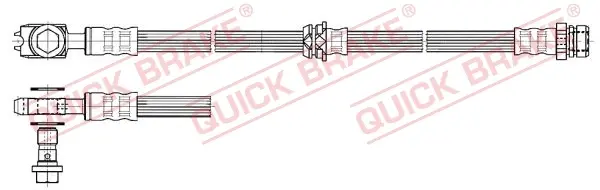 Гальмівний шланг QUICK BRAKE 50.832X (фото 1)