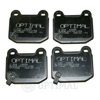 Фото 1 - гальмівні колодки дискові Optimal BP-12265 Гальмівні колодки дискові Optimal BP-12265 (фото 1)