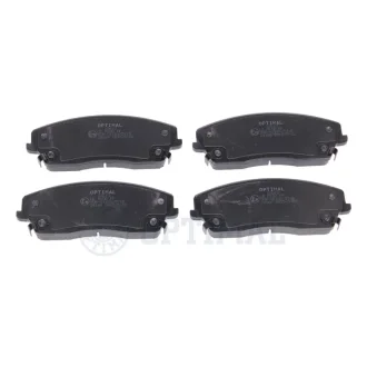 Гальмівні колодки дискові Optimal BP-12613 (фото 1)