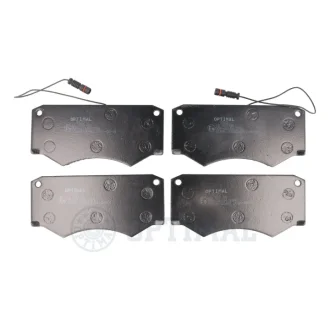 Гальмівні колодки дискові Optimal BP-09525 (фото 1)