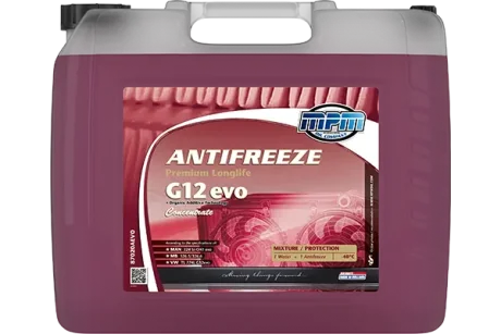 Антифриз MPMOIL / концентр. / червоний / 20л. / (VW TL 774L G12evo, MB 325.5/325.6) MPM 87020AEVO