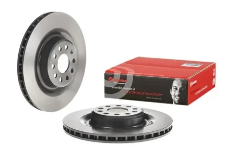 Диск тормозной задний (система MANDO) Tesla Model X BREMBO 1027632-00-В