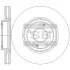 Диск гальмівний (кратно 2) передній (вентильований) Kia Ceed (08-) (D=300.0mm) HI-Q Hi-Q (SANGSIN) SD2080 (фото 1)