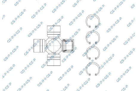 Хрестовина шарнірного вала GSP UJ900158 (фото 1)