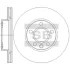 Диск гальмівний (кратно 2) передній (вентильований) VW Caravelle IV (D=279.7mm) HI-Q Hi-Q (SANGSIN) SD5714 (фото 1)
