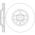 Диск гальмівний (кратно 2) передній (вентильований) Opel Astra G, H (D=279.8mm) HI-Q Hi-Q (SANGSIN) SD5110 (фото 1)