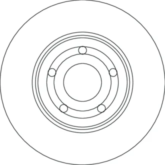 Диск гальмівний передн лів/прав FORD PUMA 1.0-1.5D 09.19- TRW DF6708