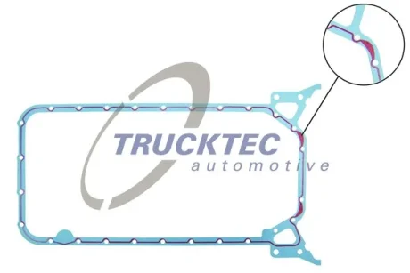 Прокладка піддону OM601 Trucktec automotive 02.10.100