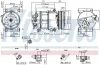 Компресор FIAT 500 L (12-) 1.4 i NISSENS 890211 (фото 6)