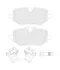 Комплект гальмівних колодок задн , BMW 1 (F70), 2 GRAN COUPE (F74), 2 (U06), X1 (U11), X2 (U10)  MINI ACEMAN (J05), COOPER (J01), COUNTRYMAN (U25) 1.5-Electric 11.21- FDB5561