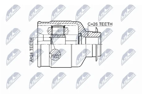 Шрус Nty NPWKA337 (фото 1)