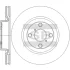 Диск тормозной (кратно 2) передний (вентилируемый) Toyota Yaris (12-) (D=280.0mm Hi-Q (SANGSIN) SD4906 (фото 1)