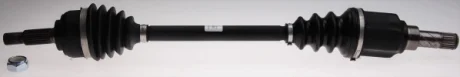 Привідний вал передн 690мм (відновлений) RENAULT CAPTUR I, KANGOO II, MEGANE II 0.9-1.6LPG 09.02- SPIDAN 36558