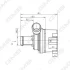 Насос водяной дополнительный электрический Audi A1/A4/A5/A6/A7/A8/ Skoda Fabia.R GMB GEWVW003 (фото 4)
