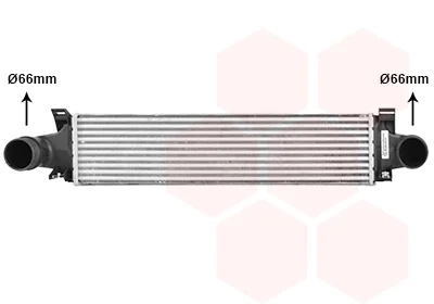 Інтеркулер VOLVO S60 10 > 18 Van Wezel 59004296