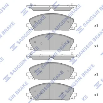 Колодки тормозные передние Dodge Durango (21-) Hi-Q (SANGSIN) SP4087