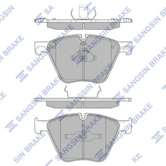 Колодки тормозные передние BMW 5 (10-), 7 (08-), X5 (10-) Hi-Q (SANGSIN) SP2395