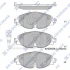 Колодки тормозные передние Audi A3 (13-), Seat Leon (12-), Skoda Octavia (12-), Hi-Q (SANGSIN) SP1678 (фото 1)