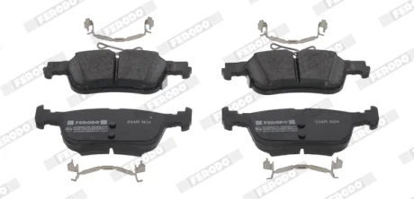 Комплект гальмівних колодок задн (для елкетричних автомобілів), FORD USA MUSTANG MACH-E Electric 07.20- FERODO FDB5478 (фото 1)