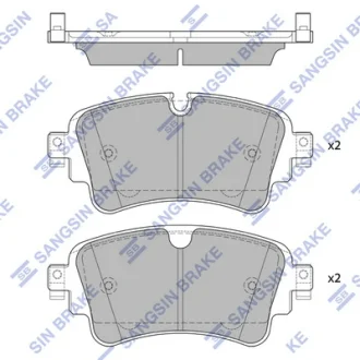 Колодки тормозные задние Audi A4 (15-) Hi-Q (SANGSIN) SP4112