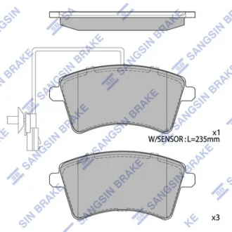 Колодки тормозные передние Renault Kangoo (08-), Kangoo Express (11-) Hi-Q (SANGSIN) SP4059A