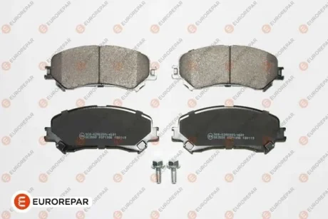 Колодки гальмівні дискові (комплект 4 шт) Eurorepar 1681166480