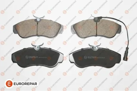 Колодки гальмівні дискові (комплект 4 шт) Eurorepar 1617277980