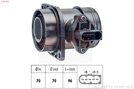 Витратомір повітря Eps 1.991.325