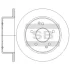 Диск тормозной (кратно 2) задний Ssangyong Korando C 2WD (11-) (D=262.0mm) Hi-Q (SANGSIN) SD3085 (фото 1)