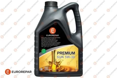 Олива 5W30 C2/C3 5L PREMIUM SUN Eurorepar 1690921280