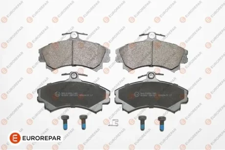 Гальмівні колодки пер. Mitsubishi Colt/Smart ForFour 1.1-1.5 04- (TRW) Eurorepar 1623053580
