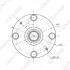 Ступиця колеса переднього Hyundai Accent/Getz GMB GH10310 (фото 2)