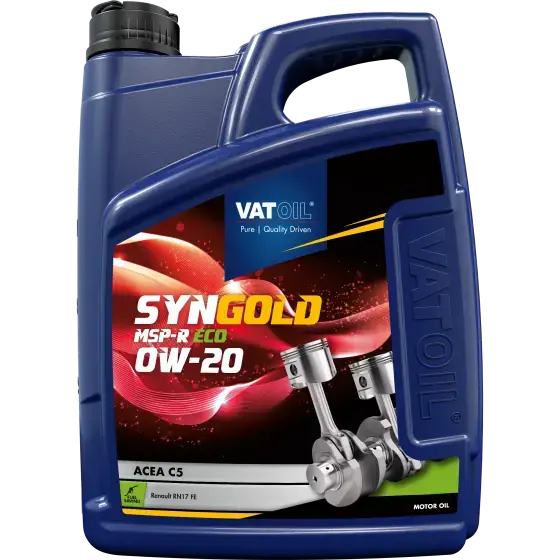 Моторна олива VatOil SynGold MSP-R ECO / 0W20 / 5л. / VATOIL 50815 (фото 1)