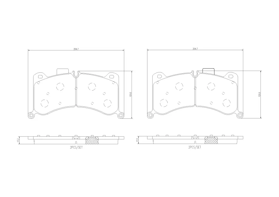 Колодки гальмівні BREMBO P 85 183 (фото 1)