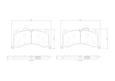 Колодки гальмівні BREMBO P 85 183