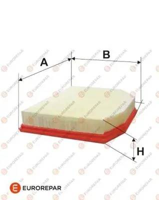 Фільтр повітряний BMW X3 (E83) 2.0/3.0D 04- Eurorepar 1612865780 (фото 1)
