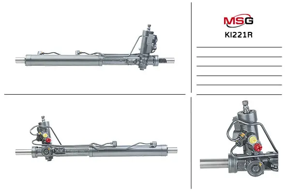 Рульова рейка з ГПК відновлена Kia Sorento 09-15 MSG KI221R (фото 1)